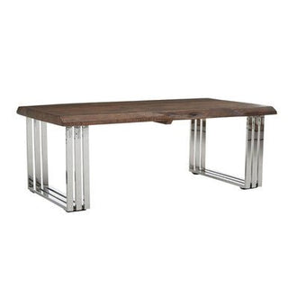 Hampstead Natural And Silver Coffee Table - LOOMSHIRE - 1