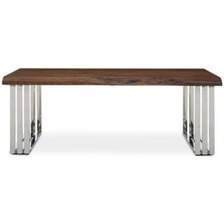 Hampstead Natural And Silver Coffee Table - LOOMSHIRE - 7