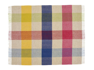 Harland Pure New Wool Shetland Throw - Multi - LOOMSHIRE - 1