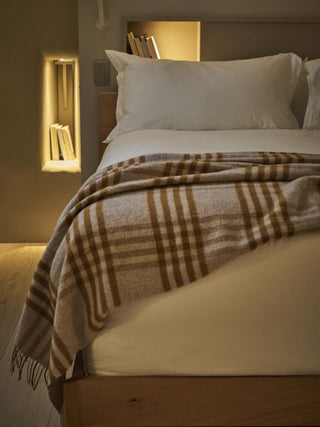 Hex XL Pure New Wool Throw - English Mustard - LOOMSHIRE - 5