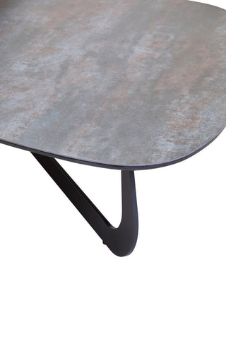 Imperia 2 Tier Large Asymmetrical Ceramic Coffee Table - LOOMSHIRE - 12