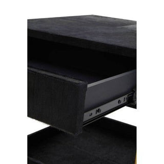 Kensington Townhouse Hair On Hide Bedside Table - LOOMSHIRE - 7