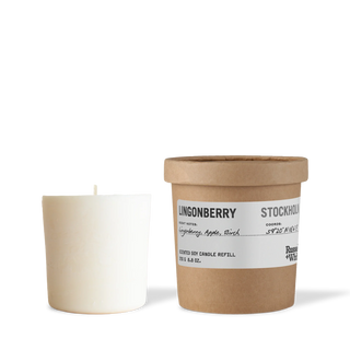 Lingonberry Scented Candle Refill - LOOMSHIRE - 1