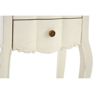 Loire 2 Drawer White Bedside Table - LOOMSHIRE - 6