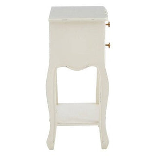 Loire 2 Drawer White Bedside Table - LOOMSHIRE - 2