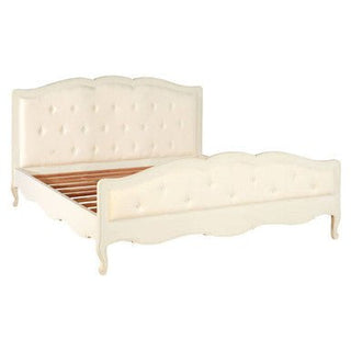 Loire White Super Kingsize Bed - LOOMSHIRE - 1