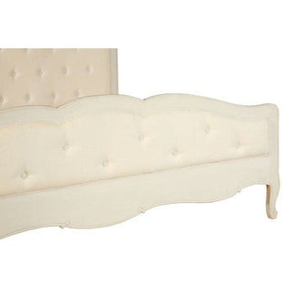 Loire White Super Kingsize Bed - LOOMSHIRE - 6