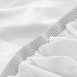 Loomshire White Bamboo Fitted Sheet - Edit 1
