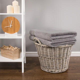 Luxury Bamboo Towel in Grey - LOOMSHIRE - 6