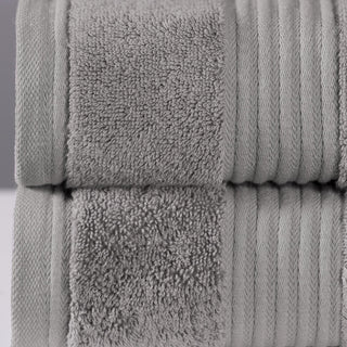Luxury Bamboo Towel in Grey - LOOMSHIRE - 5