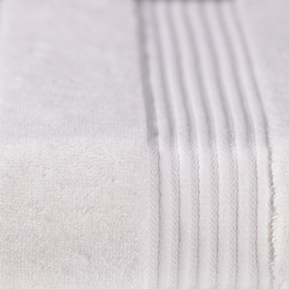 Luxury Bamboo Towel in White - LOOMSHIRE - 7