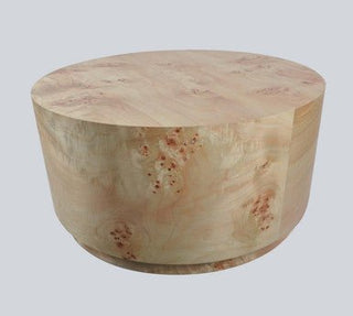 Mota Burl Wood Design Round Coffee Table - LOOMSHIRE - 7