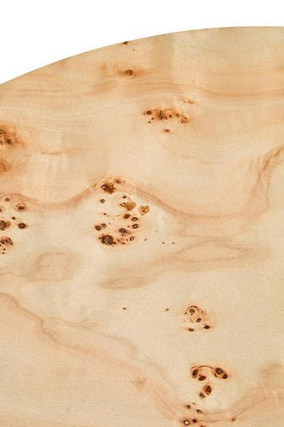 Mota Burl Wood Design Round Coffee Table - LOOMSHIRE - 6
