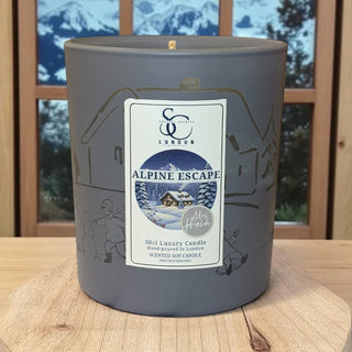 Mrs Hinch Alpine Escape Candle by Soulful Candles – 30cl Luxury Soy, Hand - poured, Engraved, Vegan, UK - LOOMSHIRE - 9
