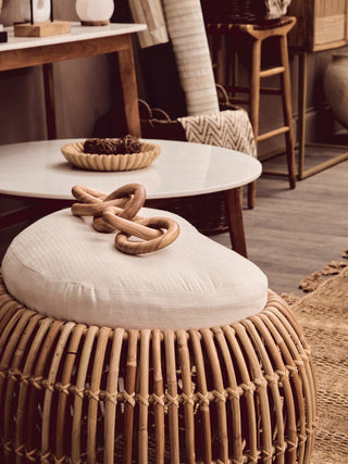 Myan White Marble Coffee Table - LOOMSHIRE - 22