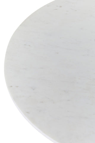 Myan White Marble Coffee Table - LOOMSHIRE - 24