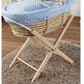 Natural Moses Basket Folding Stand - LOOMSHIRE - 1
