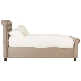 Orlando Grey Ottoman Double Bed - LOOMSHIRE - 2