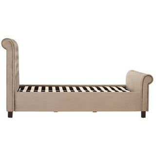 Orlando Grey Ottoman Double Bed - LOOMSHIRE - 5