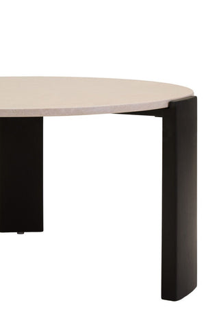 Palermo Round Cream Marble Top Large Coffee Table - LOOMSHIRE - 8