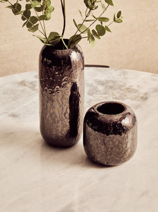 Palermo Round White Marble Top Large Coffee Table - LOOMSHIRE - 6