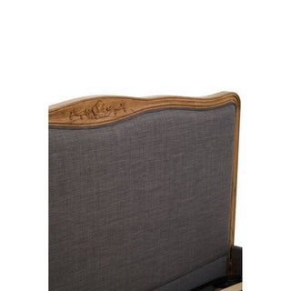 Parkside Grey Fabric Super Kingsize Bed - LOOMSHIRE - 6