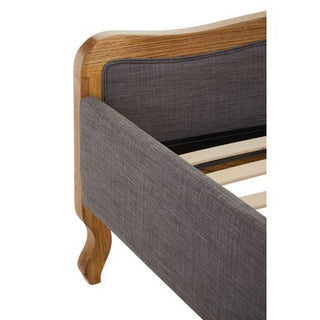 Parkside Grey Fabric Super Kingsize Bed - LOOMSHIRE - 7