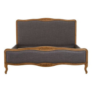 Parkside Grey Fabric Super Kingsize Bed - LOOMSHIRE - 8