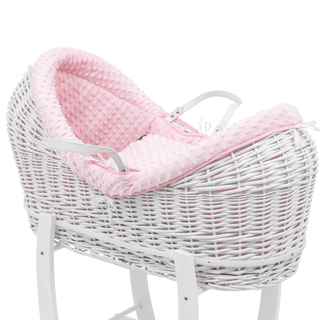Pod Pink Dimple Moses Basket Bedding Set - LOOMSHIRE - 1