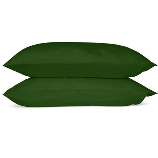 Sleepyhead Silk Pillow Set in Forest Green - LOOMSHIRE - 1
