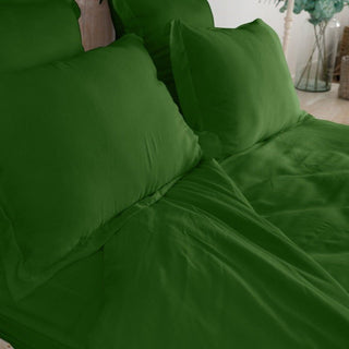 Sleepyhead Silk Pillow Set in Forest Green - LOOMSHIRE - 2