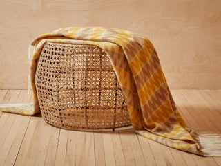 Snowdonia Pure New Wool Throw - Desert Brown - LOOMSHIRE - 3