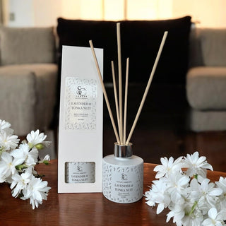 Soulful Serenity Range – Jasmin Céleste 100ml Reed Diffuser - LOOMSHIRE - 1