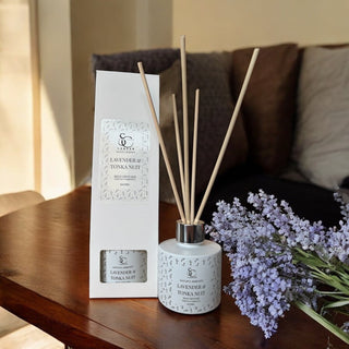Soulful Serenity Range – Lavender & Tonka Nuit 100ml Reed Diffuser - LOOMSHIRE - 1