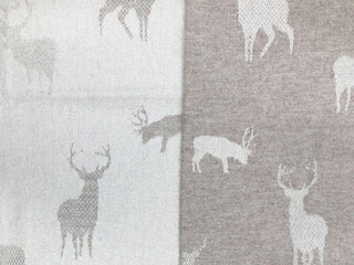 Stag Merino Lambswool Throw - Fawn - LOOMSHIRE - 1