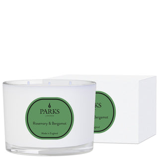 VINTAGE AROMATHERAPY ROSEMARY & BERGAMOT 350G 3 WICK CANDLE - LOOMSHIRE - 2