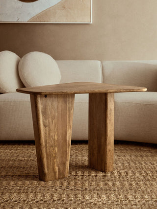 Walsa Natural Finish Mango Wood Coffee Table - LOOMSHIRE - 2