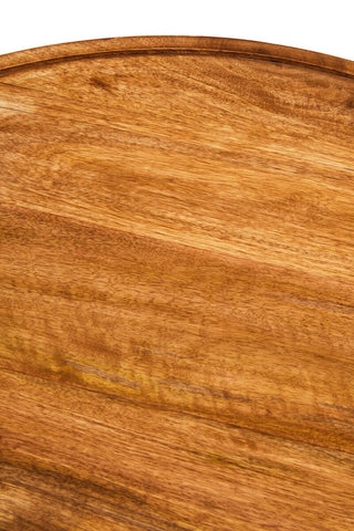 Walsa Natural Mango Wood Column Detail Coffee Table - LOOMSHIRE - 16