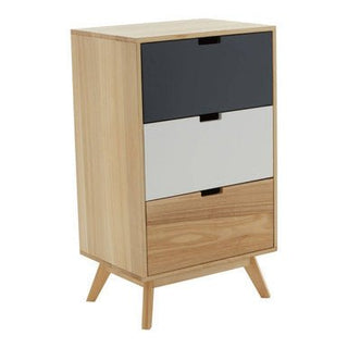 Watson 3 Drawer Bedside Table - LOOMSHIRE - 2