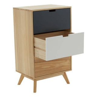 Watson 3 Drawer Bedside Table - LOOMSHIRE - 3