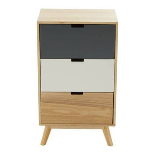 Watson 3 Drawer Bedside Table - LOOMSHIRE - 1