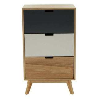 Watson 3 Drawer Bedside Table - LOOMSHIRE - 10