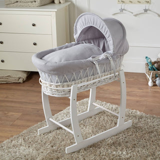 Wicker Baby Moses Basket With Stand - LOOMSHIRE - 7
