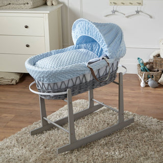 Wicker Baby Moses Basket With Stand - LOOMSHIRE - 21