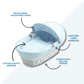 Wicker Moses Basket - LOOMSHIRE - 2