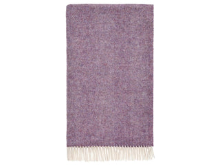 XL Herringbone Shetland Pure New Wool Throws - LOOMSHIRE - 6