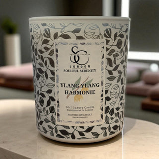 Ylang Ylang Harmonie – Soulful Serenity 30cl Soy Wax Therapy Candle - LOOMSHIRE - 2